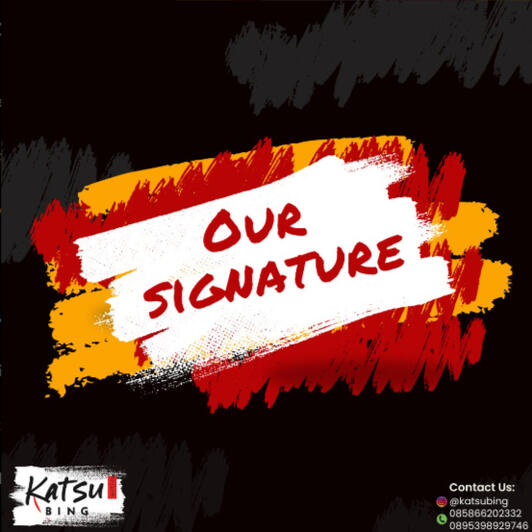 KATSU BING Brand promitonal campaign